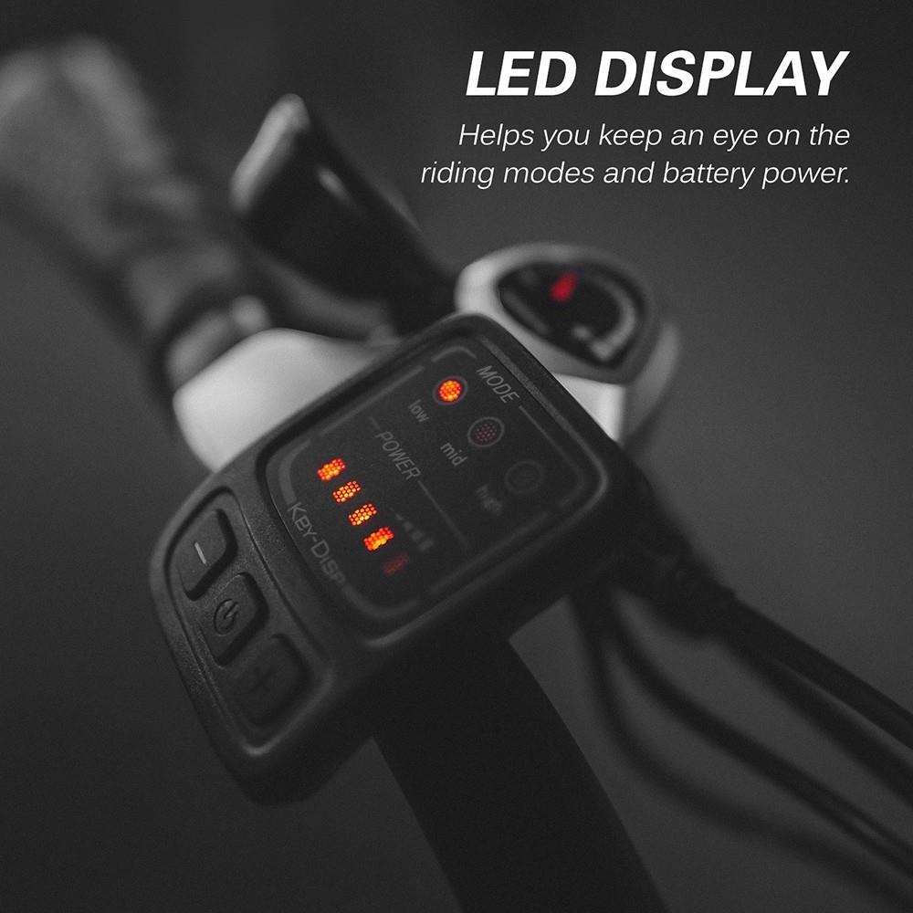 KAISDA K1-V Electric Bike 26 Inch Foldable Mountain Bike 250W Motor 25Km/h Max Speed 36V 10.4Ah Battery 70KM Max Range 120KG Max Load - Black 15 KAISDA K1-V Electric Bike 26 Inch Foldable Mountain Bike 250W Motor 25Km/h Max Speed 36V 10.4Ah Battery 70KM Max Range 120KG Max Load - Black