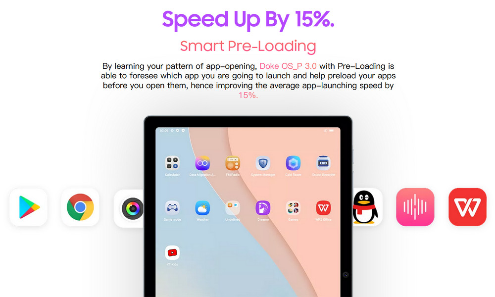 Blackview Tab 15 4G LTE Tablet PC Pad, Unisoc Tiger T610 Octa Core 1.8GHz 8GB RAM 128GB ROM, 10.5-inch 1920x1200 FHD 1080P In-cell Widevine L1 Screen, 13MP+8MP Dual Cameras, 8280mAh Daily Use 12 Hours 18W Fast Charging, Android 12 OS, PC Mode - Grey