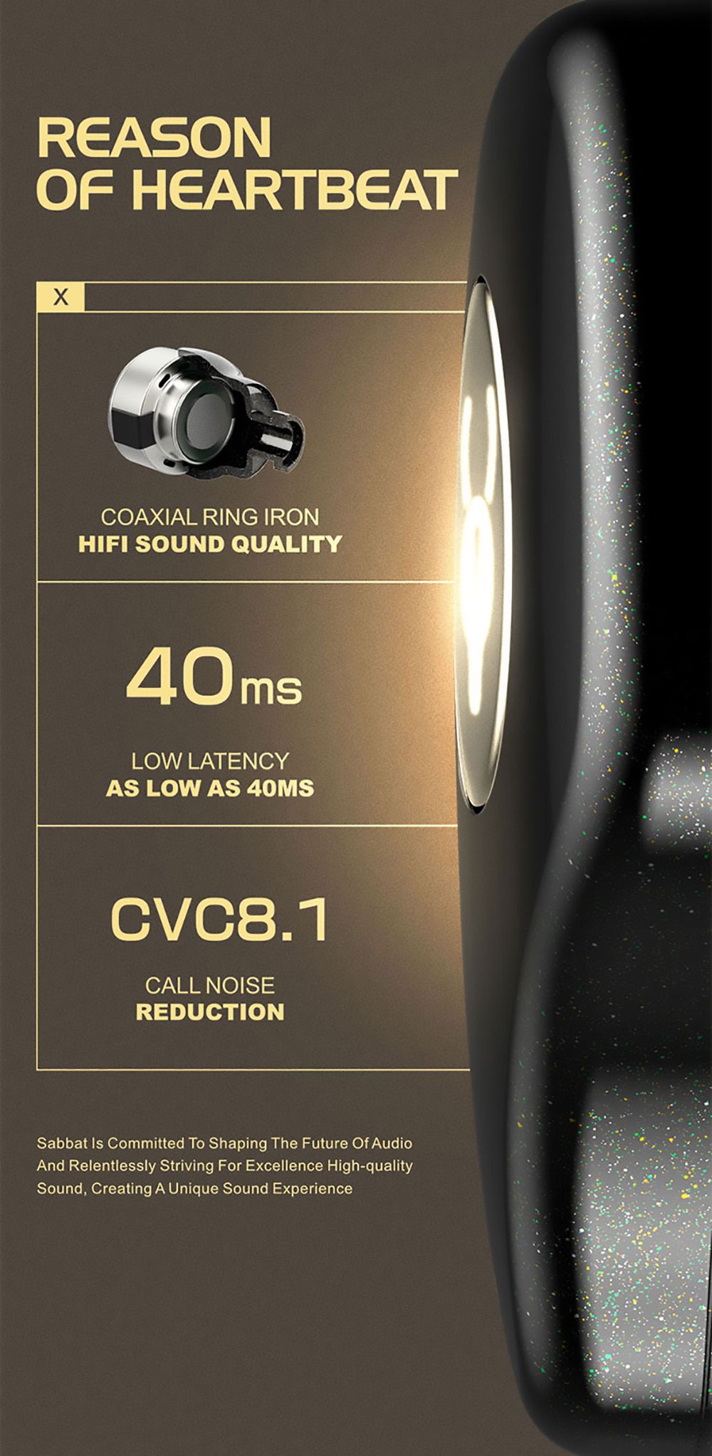 Sabbat E16 Bluetooth 5.2 Music Gaming TWS Earphones, Balanced Armature Driver, Qualcomm QCC3040, 45ms Low Latency, AptX / AAC / SBC, Deep Bass, CVC 8.1 Noise Cancelling, Neon Red -Headphones & Earphones shop 74438316 55d9 4fc7 98b1 cca4eafe2db7