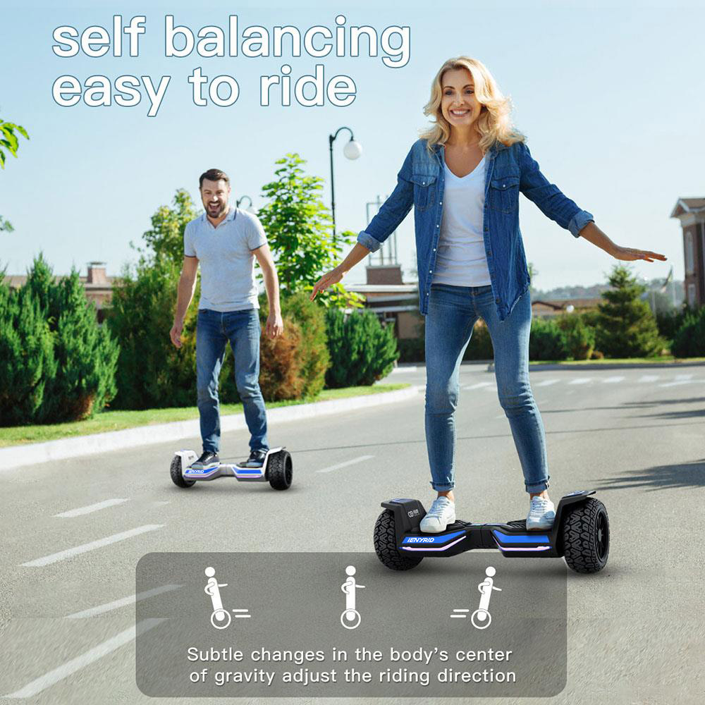 IENYRID X8 Balancing Electric Scooter For Adult, 350W*2 Dual Motors, 10 Inch Off-Road Tires, 15Km/h Max Speed, 4AH Battery For 12KM Range, 100KG Load, APP Control, -rockbros-shop 8610c51e 4bab 44db 9146 87628ae566c1