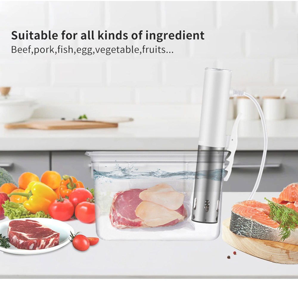 BioloMix ESV8080 Sous Vide Cooker Machine, Immersion Circulator Vacuum Slow Cooker Heater, IPX7 Waterproof, Accurate Temperature -JIMMY Shop BioloMix ESV8080 Sous Vide Cooker Machine 518816 2