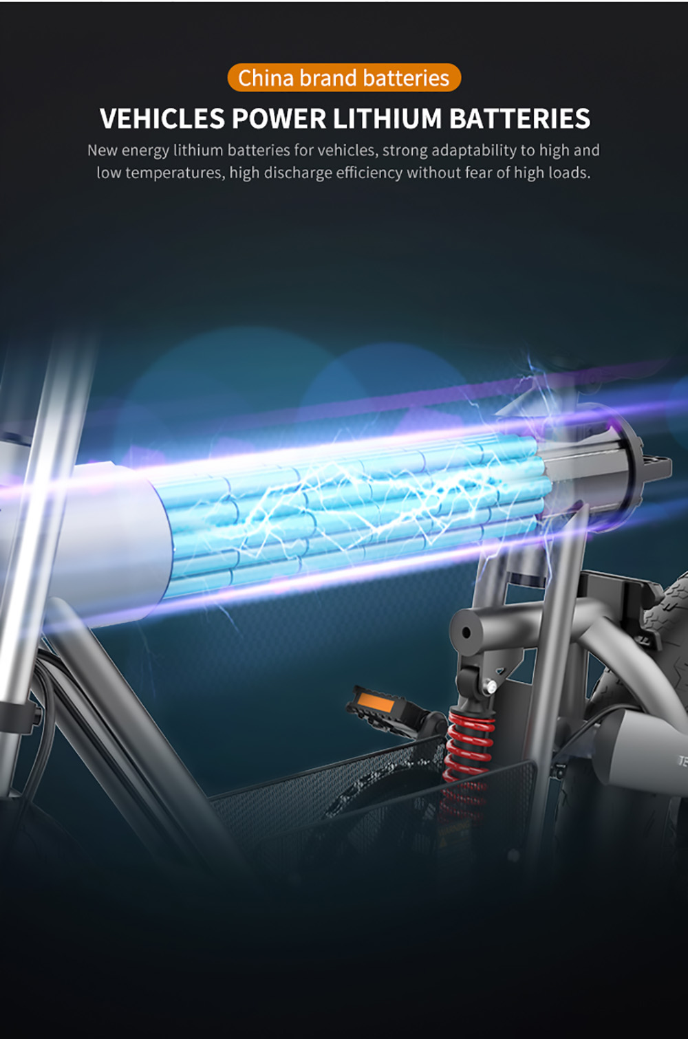 COSWHEEL T20R All-Terrain E-Bike, 20*4.0'' Tires, 750W Brushless Motor 45km/h Max Speed, 20Ah Battery 150kg Load -rockbros-shop COSWHEEL T20R All Terrain E Bike 518573 2