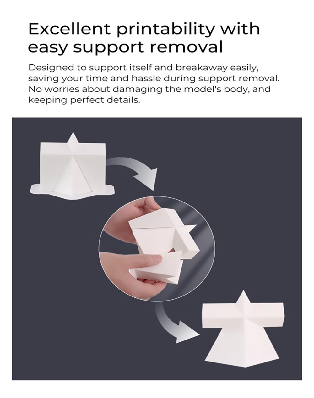 Creality CR 1.75mm Matte PLA 3D Printing Filament 1KG Matte Grey -BioloMix Shop Creality CR 1 75mm Matte PLA 3D Printing Filament 1KG Matte Grey 518613 3