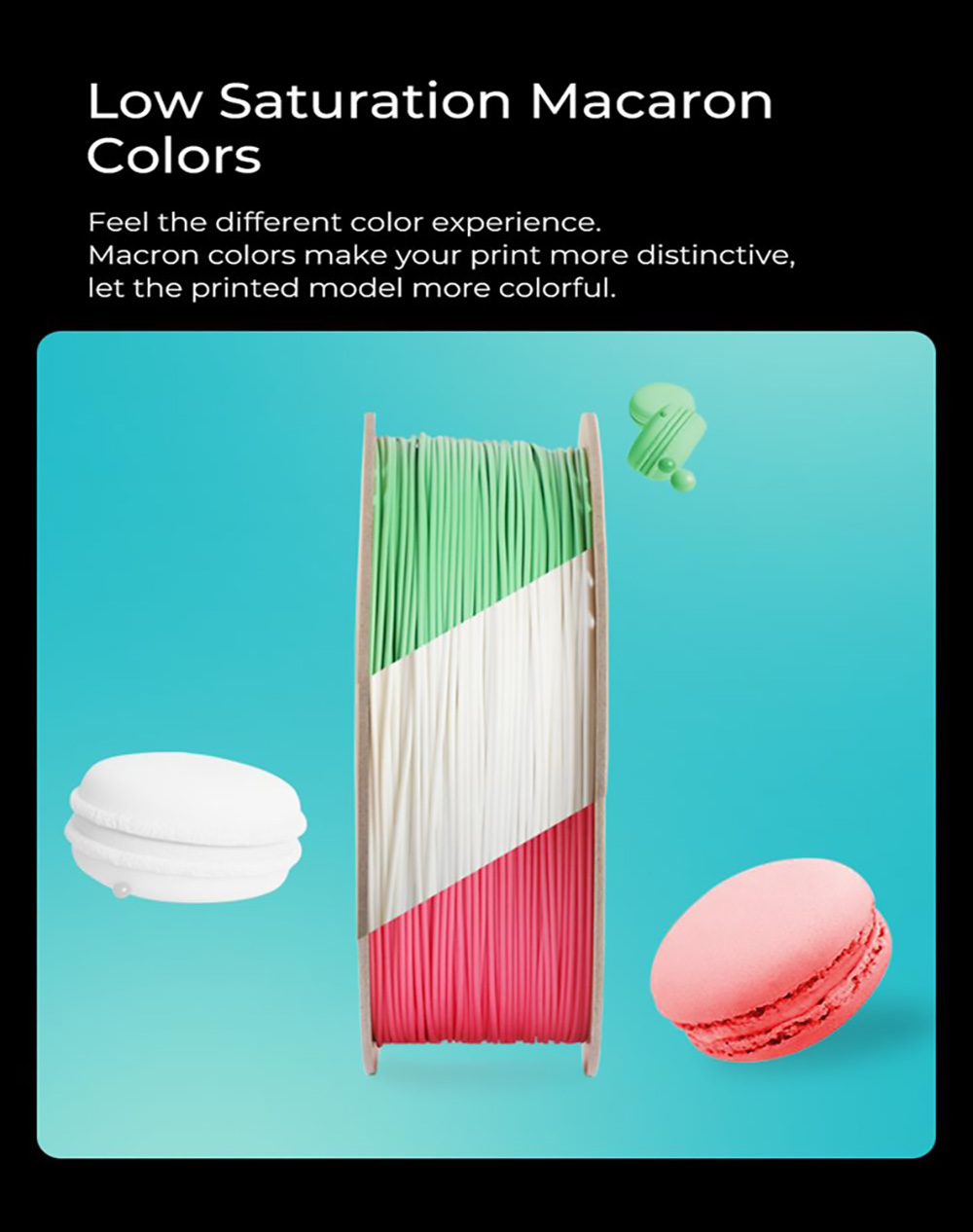 Creality CR 1.75mm Matte PLA 3D Printing Filament 1KG Matte Grey -BioloMix Shop Creality CR 1 75mm Matte PLA 3D Printing Filament 1KG Matte Grey 518613 5