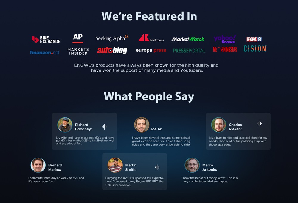 ENGWE X26 Electric Bike 26*4.0 Inch Fat Tires 50Km/h Max Speed 48V 1000W Motor 19.2Ah & 10Ah Dual Batteries For 100KM Range 150KG Max Load Triple Suspension System Shimano 8-Speed Gear Dual Hydraulic Disc Brake For All-Terrain Roads Mountain E-Bike -rockbros-shop ENGWE X26 Electric Bike 48V 1000W Motor 19Ah 7 5Ah Dual Battery 518813 2