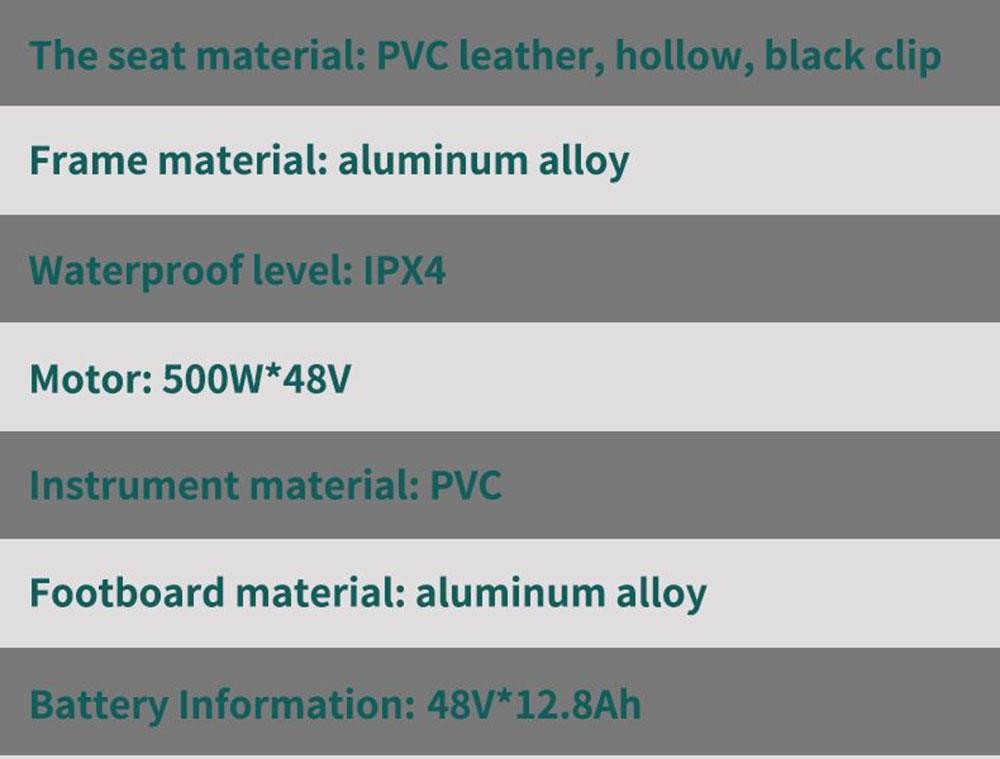 IDOTATA S26-48V Electric Bike 26 Inch Tire 500W Motor 12.8Ah Battery 36Km/h Max Speed, Shimano 21 Speed Gear, 150kg Load -rockbros-shop IDOTATA S26 48V Electric Bike 518843 8