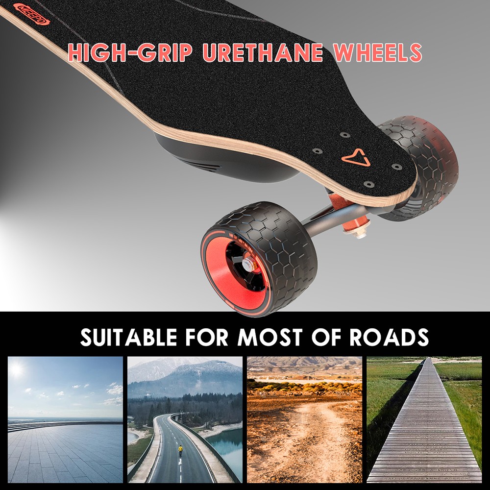 MEEPO Shuffle S ER Electric Skateboard 540W*2 Dual Motor 46Km/h Max Speed 288WH Battery For 30KM Range M4S Remote Control 4 Riding Modes -rockbros-shop MEEPO Shuffle S ER Electric Skateboard 518592 6