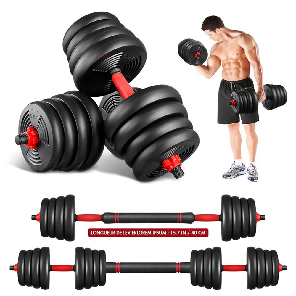 MOVTOTOP 2-in-1 Adjustable Dumbbell Set, 30kg Total Weight, 16Pcs 1.25/1.5/2.0/2.5kg Dumbbell Plates Training Tools -rockbros-shop MOVTOTOP 2 in 1 Adjustable Dumbbell Set 518555 0