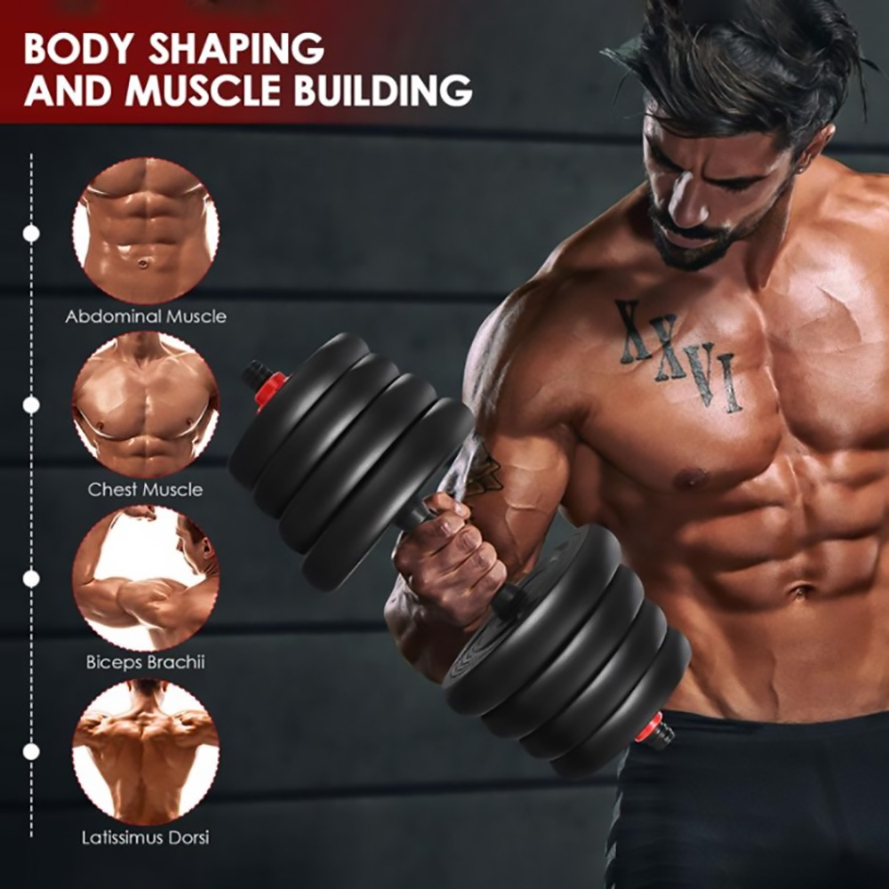 MOVTOTOP 2-in-1 Adjustable Dumbbell Set, 30kg Total Weight, 16Pcs 1.25/1.5/2.0/2.5kg Dumbbell Plates Training Tools -rockbros-shop MOVTOTOP 2 in 1 Adjustable Dumbbell Set 518555 4