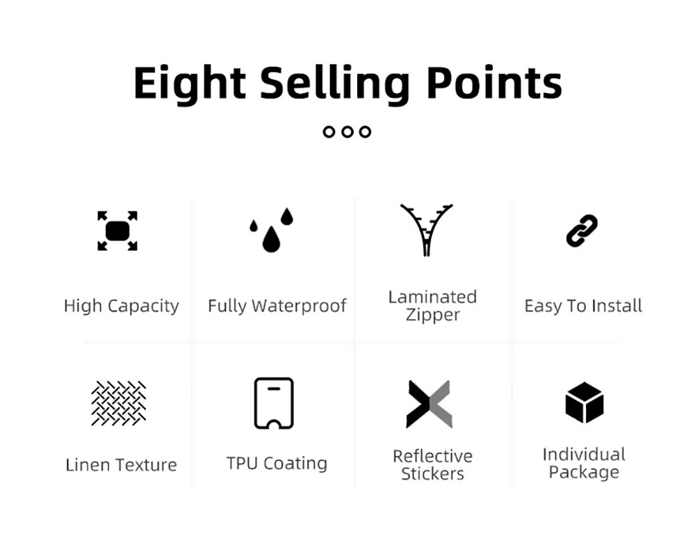 ROCKBROS AS-017 Bicycle Bag Rainproof MTB Road Frame Bag Triangle Pouch Waterproof Caulking Bag - 8L Capacity 7 ROCKBROS AS-017 Bicycle Bag Rainproof MTB Road Frame Bag Triangle Pouch Waterproof Caulking Bag - 8L Capacity -rockbros-shop ROCKBROS AS 017 Bicycle Bag Rainproof MTB Road Frame Bag 8L 518669 1