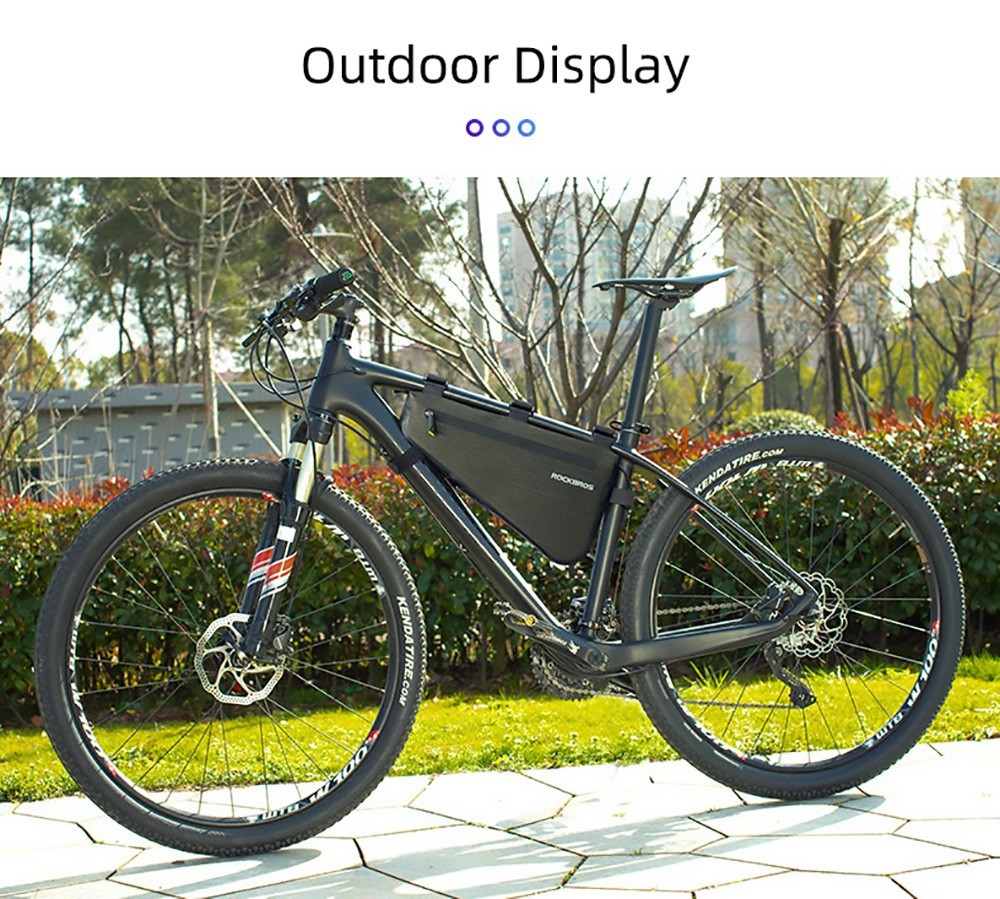 ROCKBROS AS-017 Bicycle Bag Rainproof MTB Road Frame Bag Triangle Pouch Waterproof Caulking Bag - 8L Capacity 15 ROCKBROS AS-017 Bicycle Bag Rainproof MTB Road Frame Bag Triangle Pouch Waterproof Caulking Bag - 8L Capacity -rockbros-shop ROCKBROS AS 017 Bicycle Bag Rainproof MTB Road Frame Bag 8L 518669 9