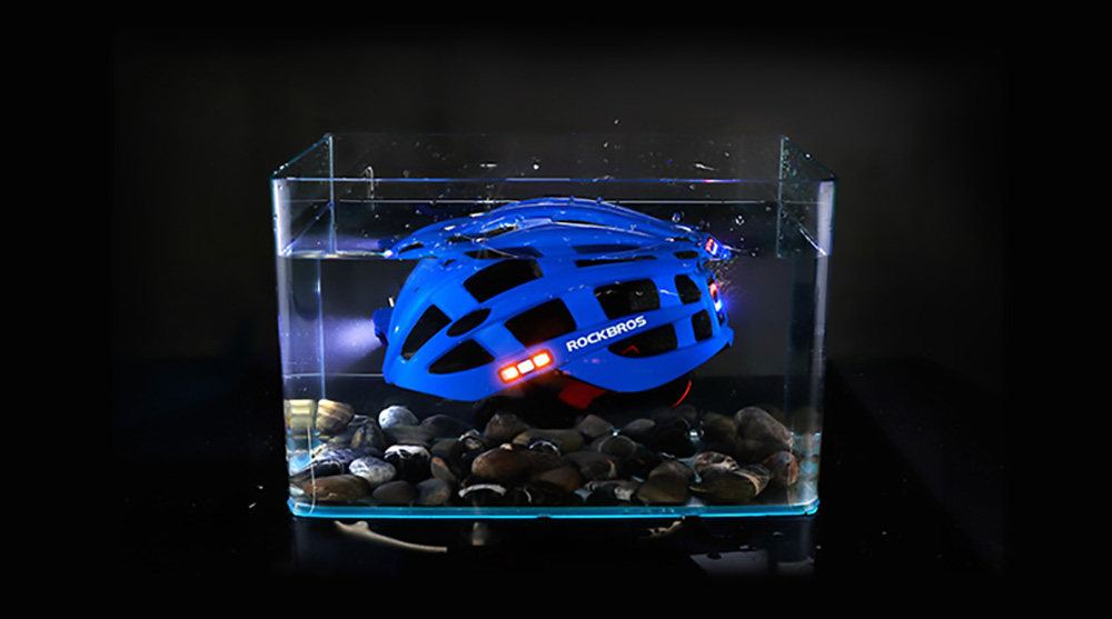 ROCKBROS ZN1001 Light Cycling Helmet Bike Ultralight Helmet Integrally-molded Mountain Road Helmet Unisex 57-62cm - Black