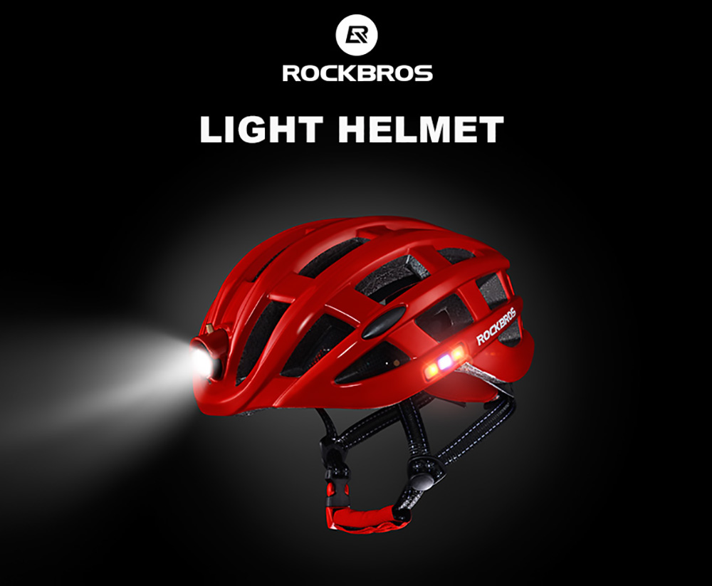 ROCKBROS ZN1001 Light Cycling Helmet Bike Ultralight Helmet Integrally-molded Mountain Road Helmet Unisex 57-62cm - White