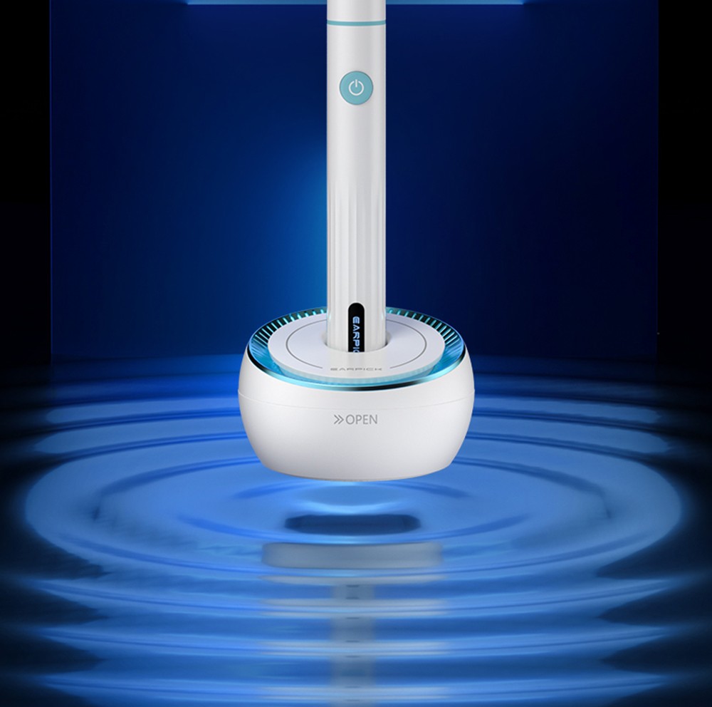 SUNUO FIND A Pro Smart Visual Ear Cleaner Earwax Removal with Storage Base, Acne Squeezing, 5MP HD Camera, 6-Axis Gyroscope, WiFi Connection