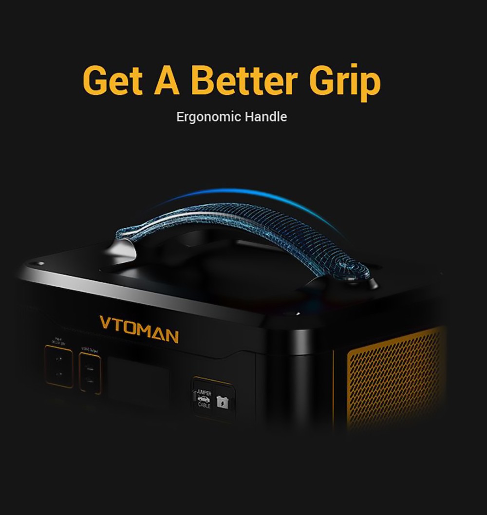 VTOMAN portable power stations-1500w, 2376Wh, 200w solar input