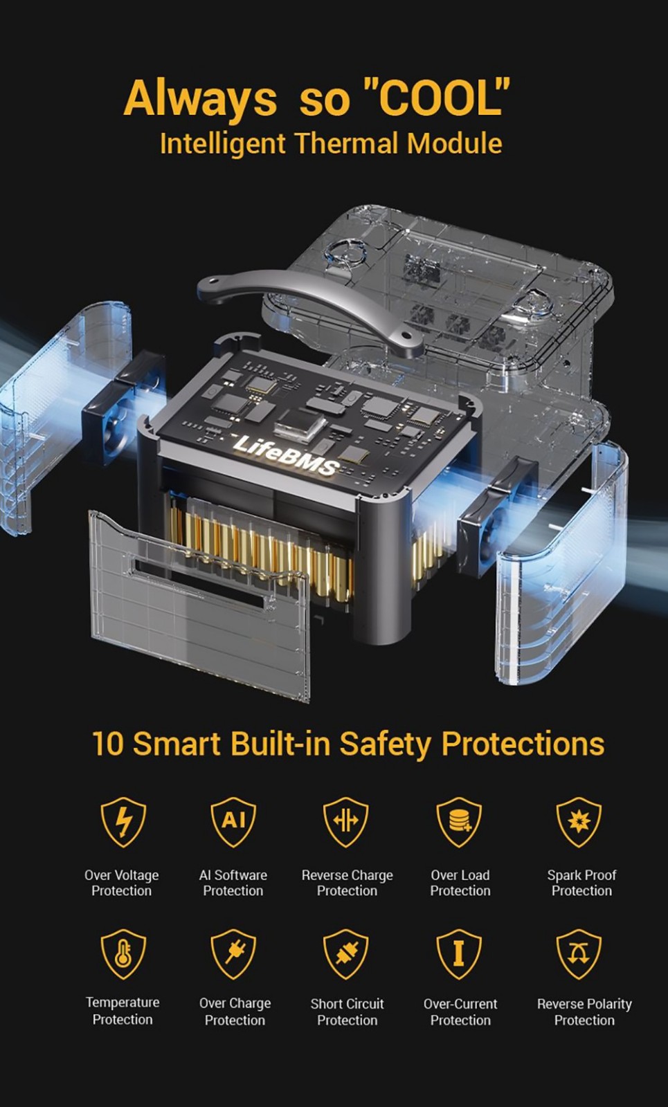 VTOMAN Jump 1500X Portable Power Station, 828Wh LiFePO4 Battery Solar Generator, 1500W Pure Sine Wave AC Output, 12 Ports, 2376Wh Capacity Expandable, LED Light -IMOU Sales VTOMAN Jump 1500X 1500W 828Wh Portable Power Station 518859 8