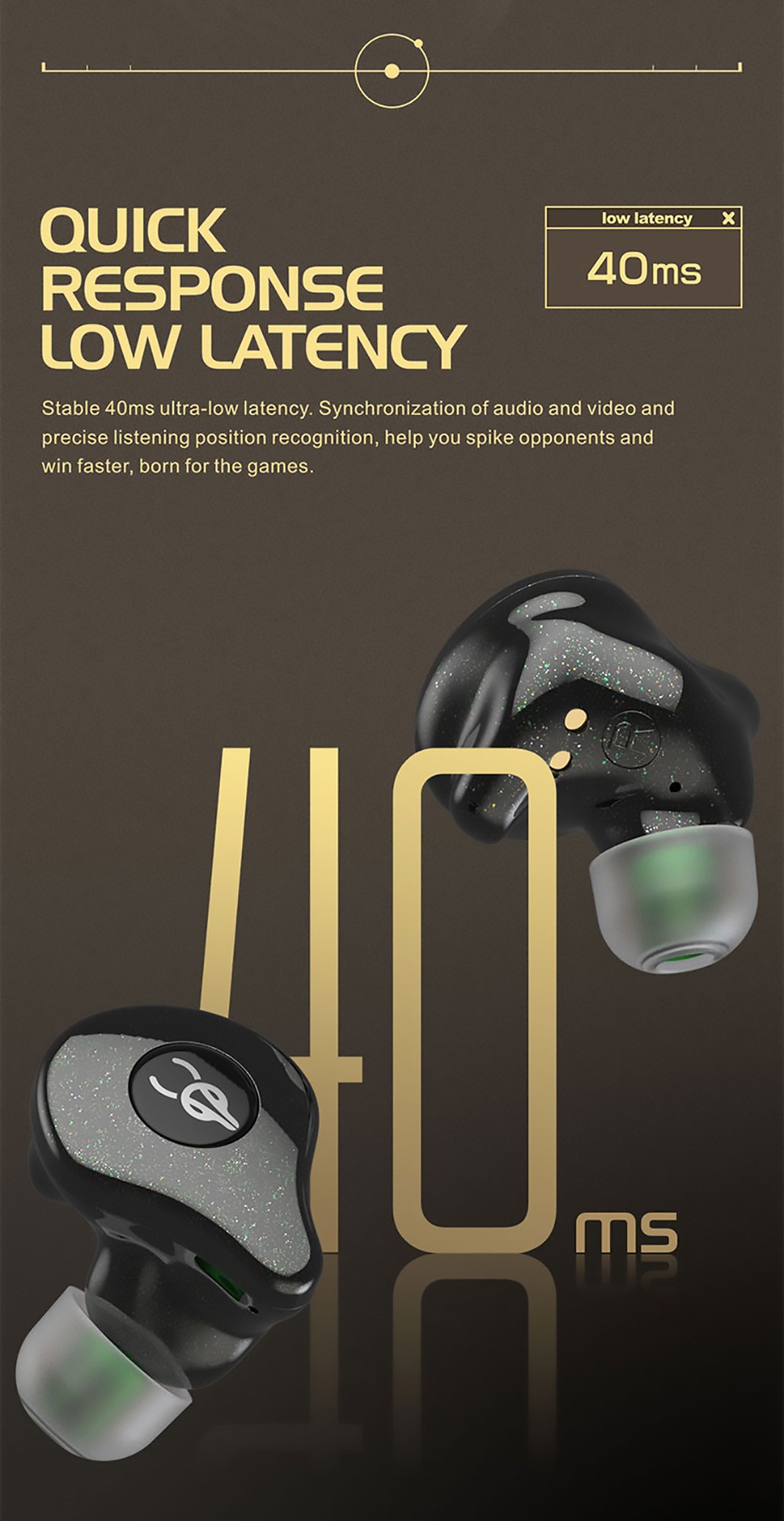 Sabbat E16 Bluetooth 5.2 Music Gaming TWS Earphones, Balanced Armature Driver, Qualcomm QCC3040, 45ms Low Latency, AptX / AAC / SBC, Deep Bass, CVC 8.1 Noise Cancelling, Neon Red -Headphones & Earphones shop a067ed69 0928 49ec a59b def01d2636c2