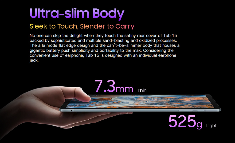 Blackview Tab 15 4G LTE Tablet PC Pad, Unisoc Tiger T610 Octa Core 1.8GHz 8GB RAM 128GB ROM, 10.5-inch 1920x1200 FHD 1080P In-cell Widevine L1 Screen, 13MP+8MP Dual Cameras, 8280mAh Daily Use 12 Hours 18W Fast Charging, Android 12 OS, PC Mode - Grey