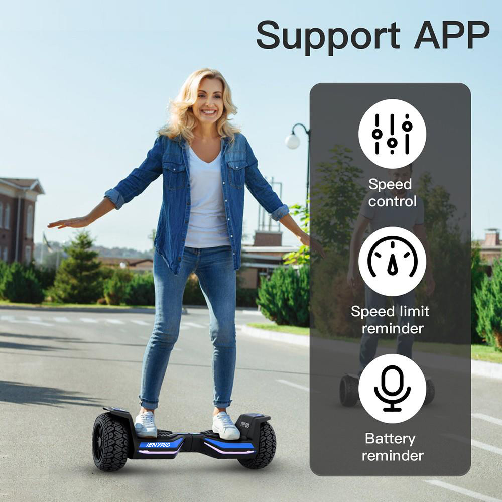 IENYRID X8 Balancing Electric Scooter For Adult, 350W*2 Dual Motors, 10 Inch Off-Road Tires, 15Km/h Max Speed, 4AH Battery For 12KM Range, 100KG Load, APP Control, -rockbros-shop db51c2d3 5f22 4e50 8ac7 e932cb5d9a1a
