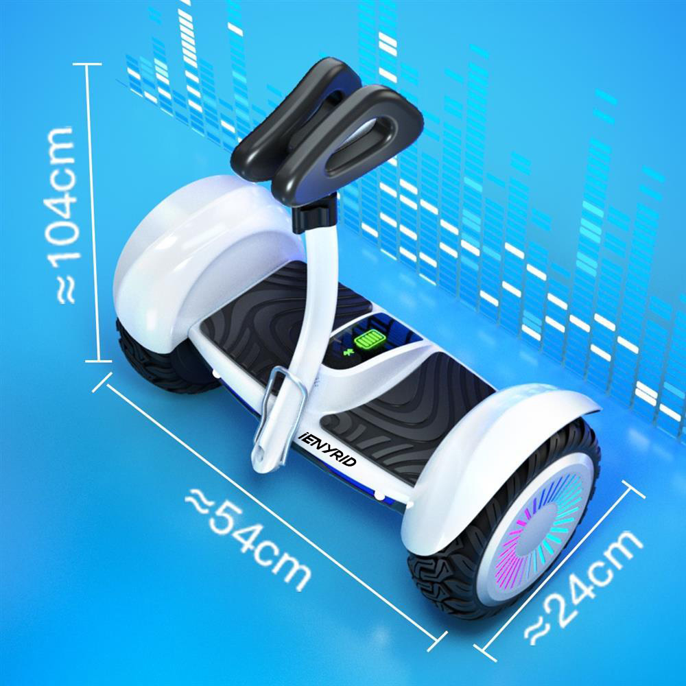 IENYRID K8 Self Balancing Scooter 10 Inch Off-road Tires 350W*2 Motor 16km/h Top Speed 4Ah Battery For 12km Mileage 80kg Load APP Control -rockbros-shop f8c90f04 63ae 478a abfc 536521609e97