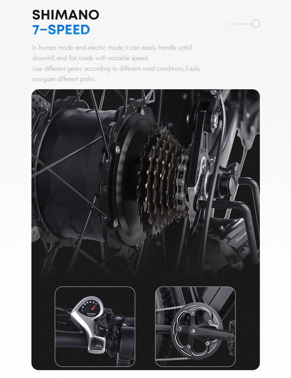 Shengmilo MX03 1000W 48V 17Ah 26 Inch E-bike 40km/h Max Speed 40-50km Mileage Range 180kg Max Load Electric Bike - Black 23 Shengmilo MX03 1000W 48V 17Ah 26 Inch E-bike 40km/h Max Speed 40-50km Mileage Range 180kg Max Load Electric Bike - Black -rockbros-shop 4738d369 e9f4 4ef5 a130 671c527a17a8