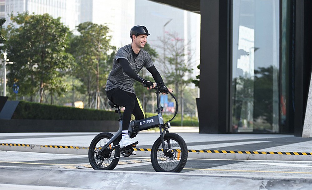 ENGWE C20 Pro Folding Electric Bicycle 20*3.0 Inch Fat Tires 500W Brushless Motor 36V 16Ah Battery 25Km/h Max Speed 120KM Range 150KG Max Load Dual Disc Brakes Shimano 7-Speed Gear- Gray 19 ENGWE C20 Pro Folding Electric Bicycle 20*3.0 Inch Fat Tires 500W Brushless Motor 36V 16Ah Battery 25Km/h Max Speed 120KM Range 150KG Max Load Dual Disc Brakes Shimano 7-Speed Gear- Gray -rockbros-shop ENGWE C20 Pro Folding Electric Bicycle 36V 16Ah Battery Grey 519015 5