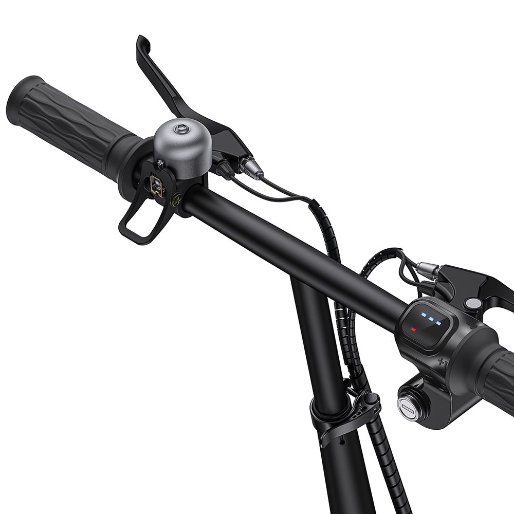 ENGWE T14 Folding Electric Bicycle 14 Inch Tire 350W Brushless Motor 48V 10Ah Battery 33Km/h Max Speed 80KM Range 100KG Load - Gray -rockbros-shop ENGWE T14 Folding Electric Bicycle 14 Inch Tire Grey 519018 5