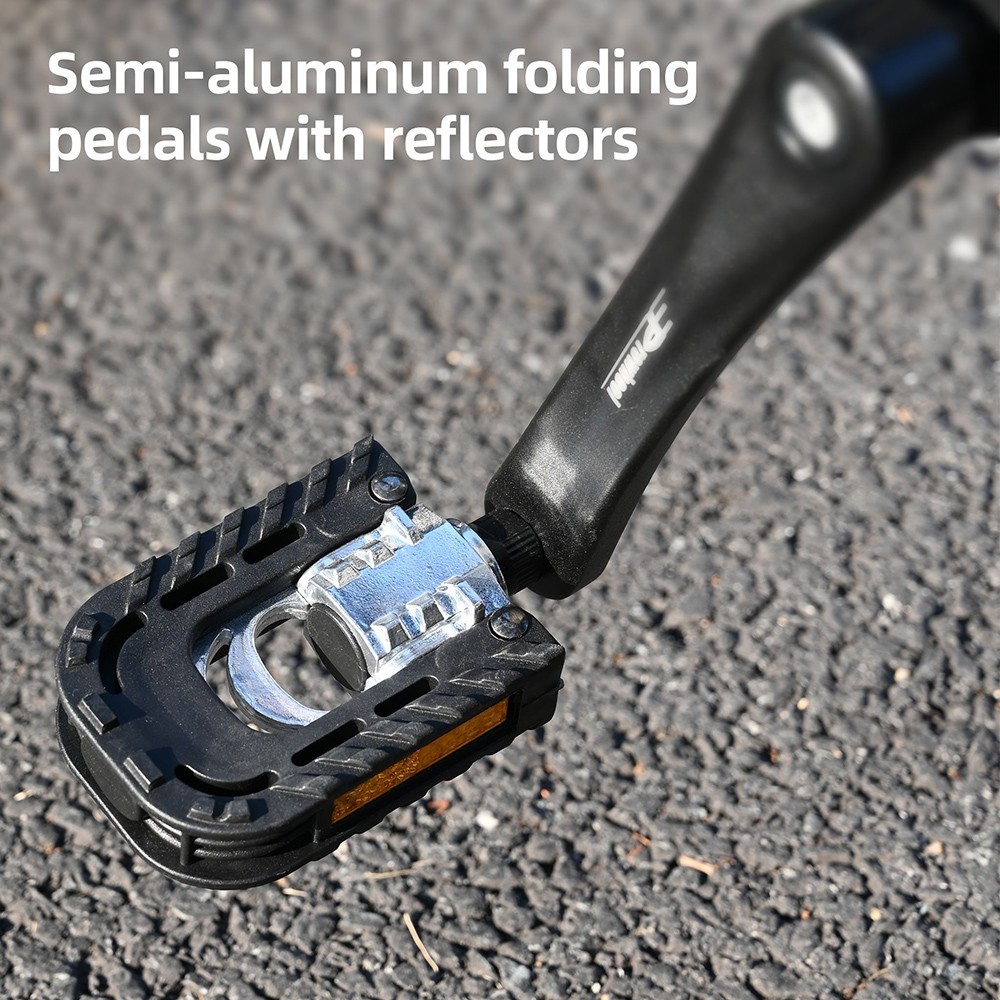 ENGWE X Folding Electric Bike 20*4.0 Inch Chaoyang Off-Road Fat Tires 250W Motor E-Bike 48V 13Ah Battery 25Km/h Max Speed 100KM Range Dual Disc Brake 150KG Max Load - Black -rockbros-shop ENGWE X 250W Motor Folding Ebike Fat Tire Electric Bike 519075 12