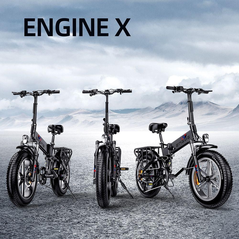 ENGWE X Folding Electric Bike 20*4.0 Inch Chaoyang Off-Road Fat Tires 250W Motor E-Bike 48V 13Ah Battery 25Km/h Max Speed 100KM Range Dual Disc Brake 150KG Max Load - White 8 ENGWE X Folding Electric Bike 20*4.0 Inch Chaoyang Off-Road Fat Tires 250W Motor E-Bike 48V 13Ah Battery 25Km/h Max Speed 100KM Range Dual Disc Brake 150KG Max Load - White -rockbros-shop ENGWE X 250W Motor Folding Electric Bike White 519016 0