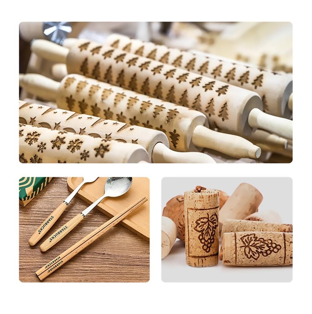 MR CARVE C1 Folding Laser Engraver, 10W Laser Power, Auto Focus, 0.05mm Engraving Accuracy, 600mm/s, 80*80mm, Wireless App Connection - AU Plug -BioloMix Shop MR CARVE C1 Folding Laser Engraver AU Plug 518924 9