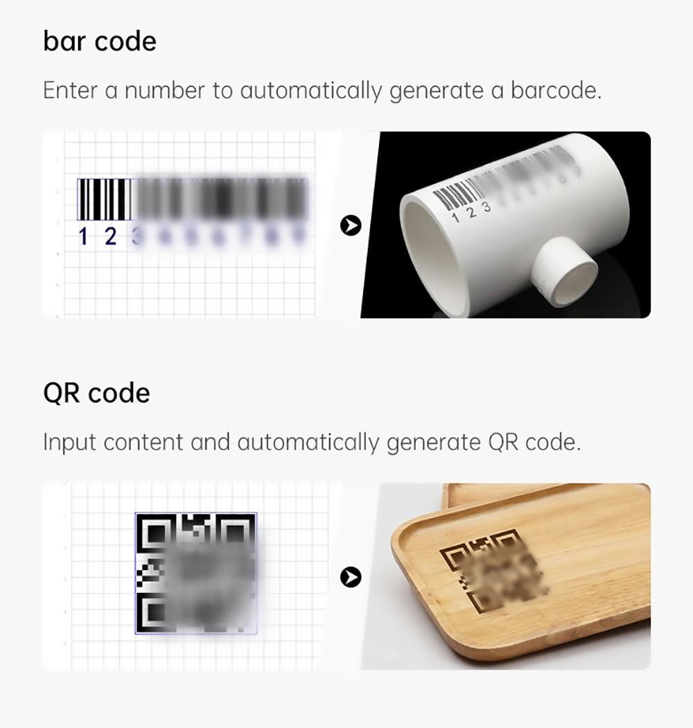 MR CARVE C1 Folding Laser Engraver, 10W Laser Power, Auto Focus, 0.05mm Engraving Accuracy, 600mm/s, 80*80mm, Wireless App Connection - UK Plug -BioloMix Shop MR CARVE C1 Folding Laser Engraver UK Plug 518923 16