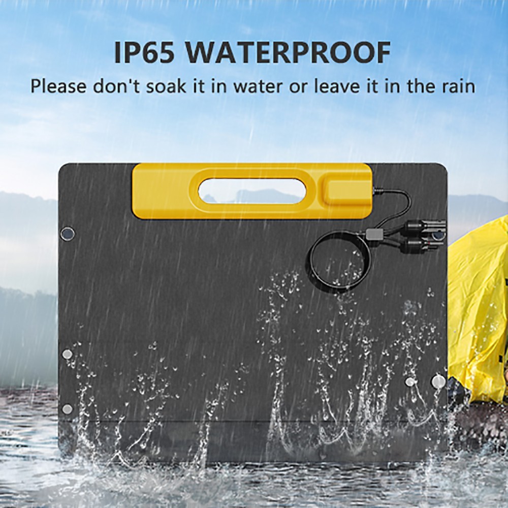 NECESPOW 120W Foldable Lightweight Solar Panel, Monocrystalline Solar Cells, 21% Highly Efficient Conversion, IP65 Waterproof -IMOU Sales NECESPOW 120W Foldable Lightweight Solar Panel 518930 3