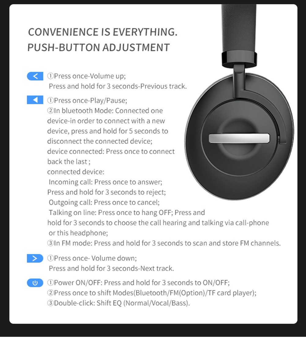 SODO SD-1006 Bluetooth Headset, Bluetooth 5.1, Support TF Card FM Radio - Black 14 SODO SD-1006 Bluetooth Headset, Bluetooth 5.1, Support TF Card FM Radio - Black -Headphones & Earphones shop SODO SD 1006 Bluetooth Headset Bluetooth 5 1 Black 518949 6