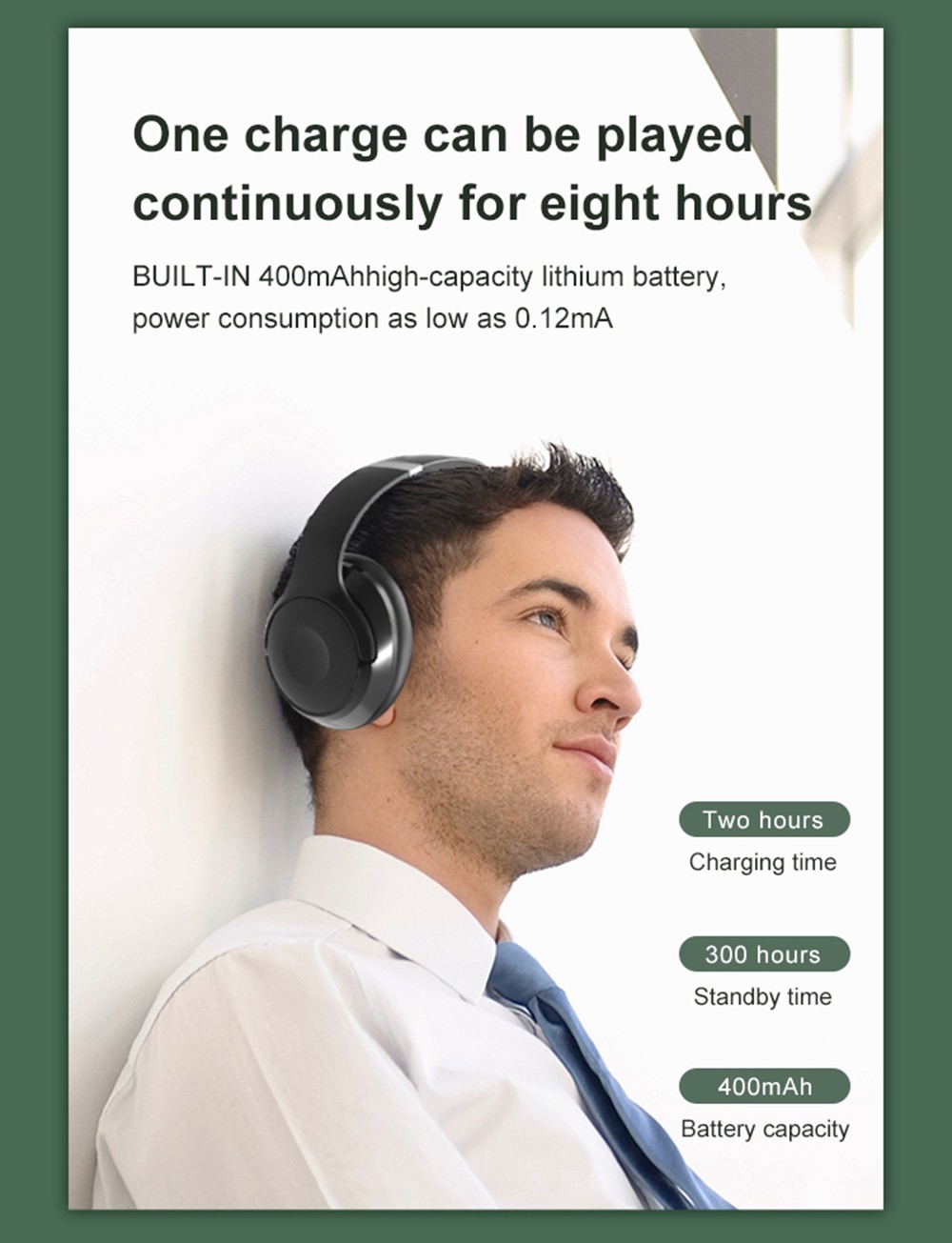 SODO SD-1010 Wireless Bluetooth Headphone BT 5.1, Heavy Bass, Up To 8H Play Time - White 12 SODO SD-1010 Wireless Bluetooth Headphone BT 5.1, Heavy Bass, Up To 8H Play Time - White -Headphones & Earphones shop SODO SD 1010 Wireless Bluetooth Headphone White 518959 4