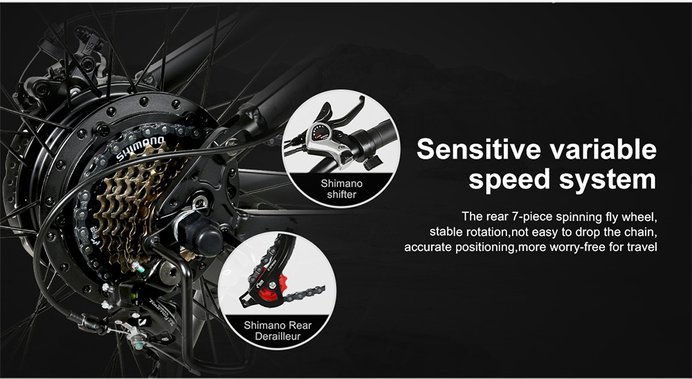 Samebike LO26-II Foldable Mountain Electric Bike 750W Motor 48V 10Ah Battery 60-80 Km Range 35km/h Max Speed - Black -rockbros-shop Samebike LO26 II Foldable Mountain Electric Bike Black 519005 16