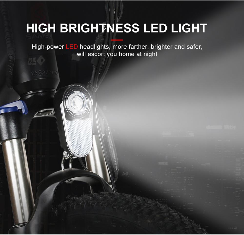 Samebike MY275 10.4Ah 500W Motor 48V 27.5inch Electric Bike 20mph Top Speed 80km Mileage Range 150kg Load - White 21 Samebike MY275 10.4Ah 500W Motor 48V 27.5inch Electric Bike 20mph Top Speed 80km Mileage Range 150kg Load - White -rockbros-shop Samebike MY275 10 4Ah 500W Motor 48V 27 5inch Electric Bike White 519008 7