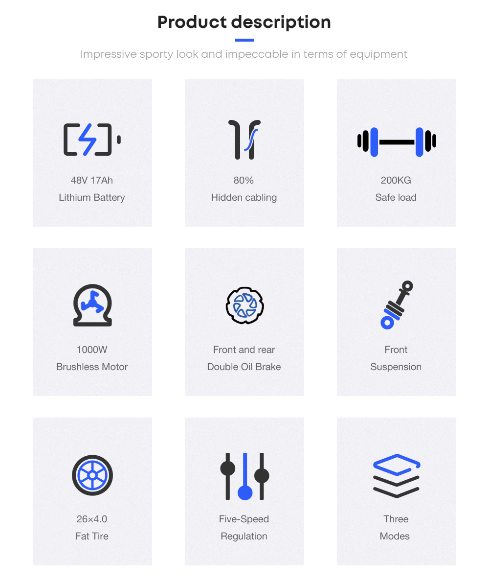 Shengmilo MX03 1000W 48V 17Ah 26 Inch E-bike 40km/h Max Speed 40-50km Mileage Range 180kg Max Load Electric Bike - Black 15 Shengmilo MX03 1000W 48V 17Ah 26 Inch E-bike 40km/h Max Speed 40-50km Mileage Range 180kg Max Load Electric Bike - Black -rockbros-shop a875888a ceca 4a8a 8511 d68241065446