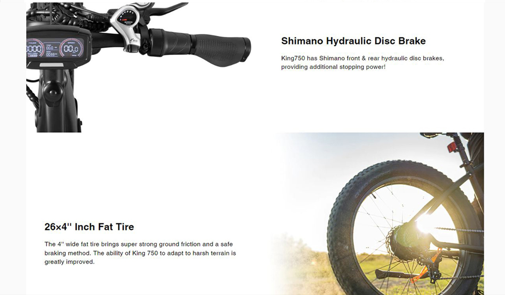 DYU King 750 Mountain E-Bike 26*4.0 Inch Fat Tires 48V 750W Brushless High-Speed Motor 20Ah LG Battery For 80km Range 45km/h Max Speed 150KG Max Load 16 DYU King 750 Mountain E-Bike 26*4.0 Inch Fat Tires 48V 750W Brushless High-Speed Motor 20Ah LG Battery For 80km Range 45km/h Max Speed 150KG Max Load -rockbros-shop aeac0049 e3a3 41f0 92e6 5752dff65fce