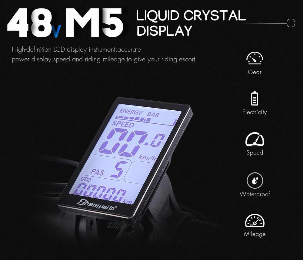 Shengmilo MX03 1000W 48V 17Ah 26 Inch E-bike 40km/h Max Speed 40-50km Mileage Range 180kg Max Load Electric Bike - Black 21 Shengmilo MX03 1000W 48V 17Ah 26 Inch E-bike 40km/h Max Speed 40-50km Mileage Range 180kg Max Load Electric Bike - Black -rockbros-shop ce44245d 7eb5 4c0f b40a 22386080ea48