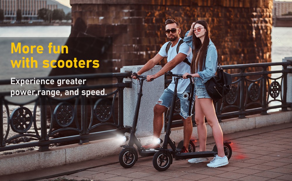 JOYOR Y1 Electric Scooter 36V 8Ah Battery, 400W Motor 35km/h Max Speed With Seat Black -rockbros-shop e54fba84 a21b 4667 a3e4 b1ef20092d01