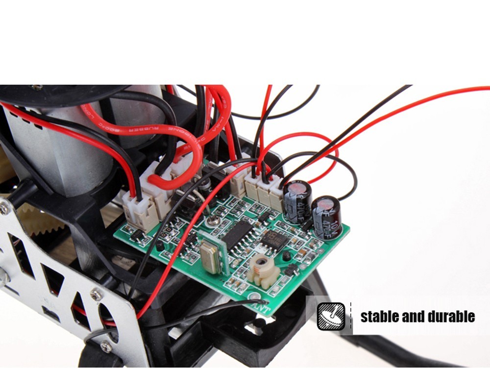 3.5CH 75cm Super Large Remote Control Drone Durable RC Helicopter 2 x 2300mAh Batteries Type B - Red