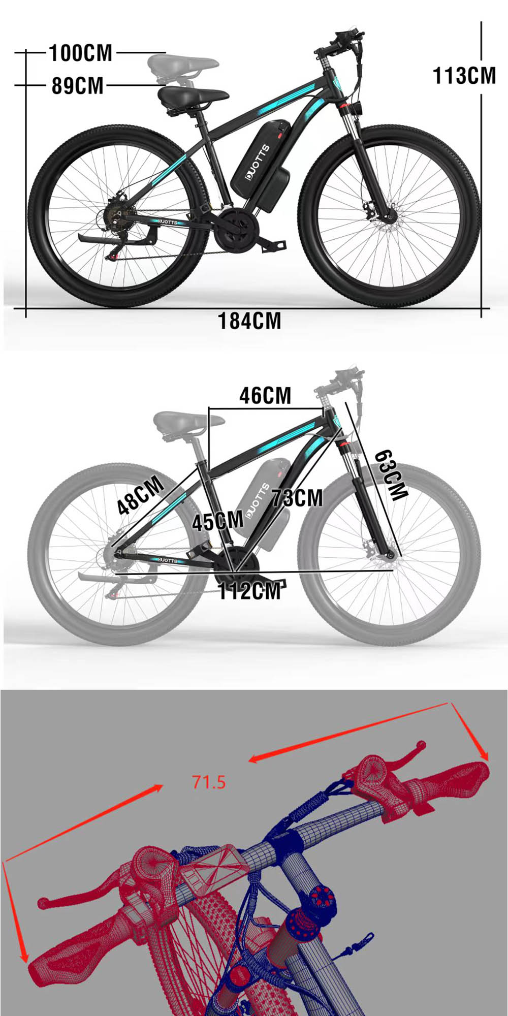 DUOTTS C29 Electric Bike 29 Inch 750W Mountain Bike 48V 15Ah Battery 50km/h Max Speed For 50km Range Shimano 21 Speed Gear 25 DUOTTS C29 Electric Bike 29 Inch 750W Mountain Bike 48V 15Ah Battery 50km/h Max Speed for 50km Range Shimano 21 Speed Gear