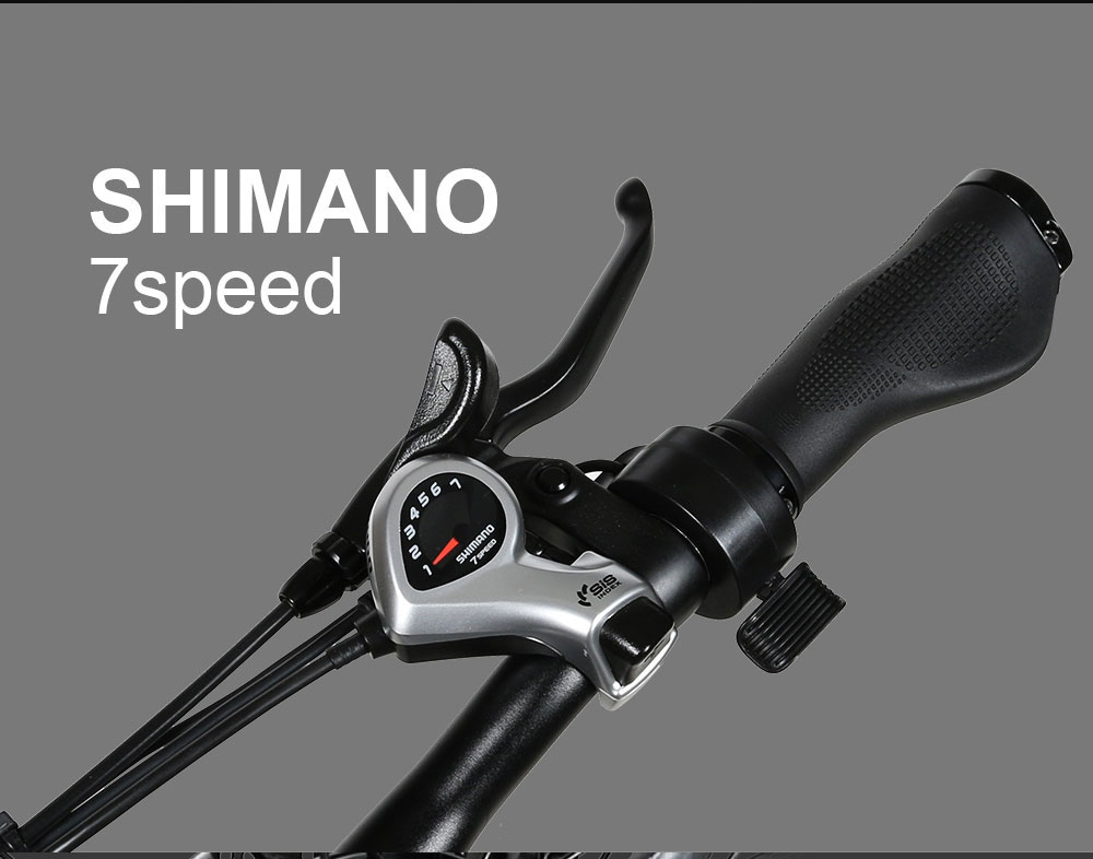 AVAKA R3 Electric Bike 700C*40C Inches Wheel 36V 350W Motor 12.5Ah Battery 32km/h Max Speed 70km Range Shimano 7-Speed Gear 120kg Load - Grey -rockbros-shop AVAKA R3 Electric Bike 36V 350W Motor Grey 519215 3