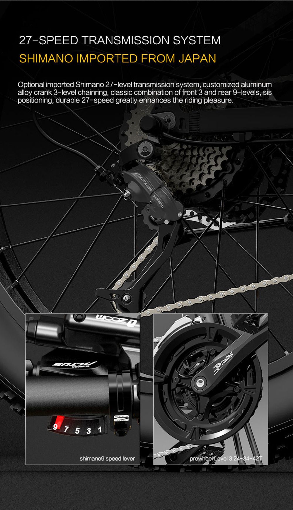 BEZIOR X-PLUS Electric Bike 1500W Motor 48V 17.5Ah Battery 26*4.0 Inch Fat Tire Mountain Bike 40Km/h Max Speed 200kg Load 130 KM Range LED Display IP54 Waterproof - Red 25 BEZIOR X-PLUS Electric Bike 1500W Motor 48V 17.5Ah Battery 26*4.0 Inch Fat Tire Mountain Bike 40Km/h Max Speed 200kg Load 130 KM Range LED Display IP54 Waterproof - Red -rockbros-shop BEZIOR X PLUS Electric Bike 1500W Motor 48V 17 5Ah Battery Red 519231 11