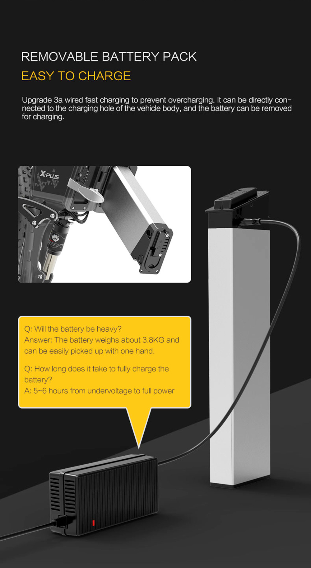 BEZIOR X-PLUS Electric Bike 1500W Motor 48V 17.5Ah Battery 26*4.0 Inch Fat Tire Mountain Bike 40Km/h Max Speed 200kg Load 130 KM Range LED Display IP54 Waterproof - Red -rockbros-shop BEZIOR X PLUS Electric Bike 1500W Motor 48V 17 5Ah Battery Red 519232 5