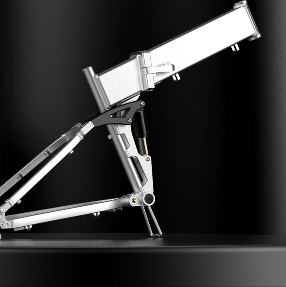 BEZIOR X1500 Folding Electric Mountain Bike 26*4.0 Inch Fat Tires 12.8Ah 48V 1500W 40Km/h 100KM Mileage Max Load 200KG Shimano 27-Speed Shifter - Black Green -rockbros-shop Bezior X1500 12 8Ah 48V 1500W 26 Innch 40Km h 519194 3