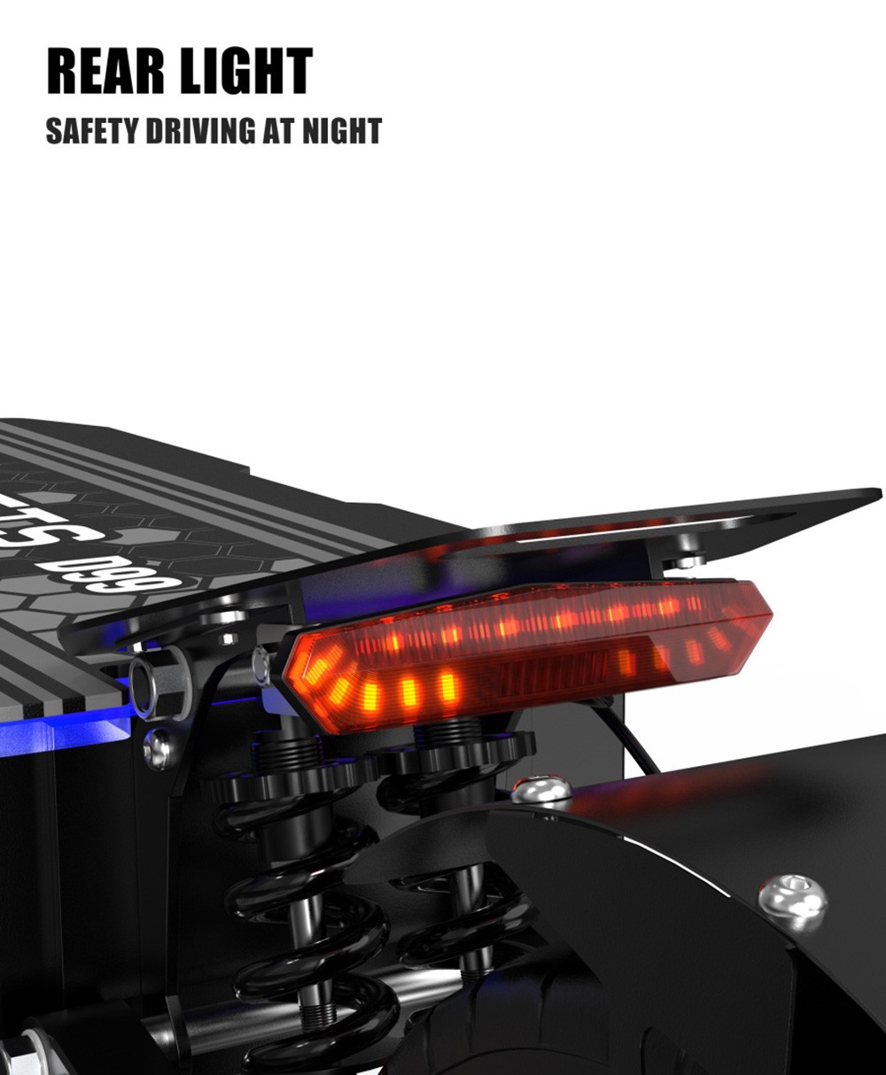 DUOTTS D99 Off-Road Electric Scooter 13 Inch Pneumatic Tires 3000W*2 Dual Motors 85Km/h Max Speed 60V 38Ah Battery 100KM Long Range 150KG Max Load Dual Shock Absorption With Turn Signal Lights Front & Rear Hydraulic Brake Oil Brake -rockbros-shop DUOTTS D99 Off road Electric Scooter 3000W 2 Motors 519282 11