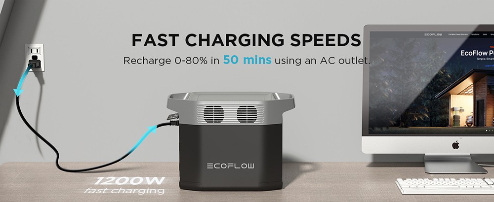 EcoFlow DELTA 2 Portable Power Station, 1024Wh LiFePO4 Battery Solar Generator, 1800W AC Output, Expandable Capacity, 15 Outputs, App Control, Charge To 80% In 50 Mins 22 EcoFlow DELTA 2 Portable Power Station, 1024Wh LiFePO4 Battery Solar Generator, 1800W AC Output, Expandable Capacity, 15 Outputs, App Control, Charge To 80% In 50 Mins -IMOU Sales EcoFlow DELTA 2 1024Wh Portable Power Station 519456 8