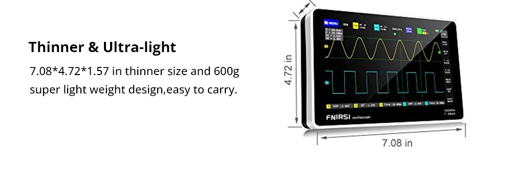 FNIRSI 1013D Oscilloscope Handheld Tablet Oscilloscope, Portable Digital Storage Oscilloscope Kit 2 Channels 13 FNIRSI 1013D Oscilloscope Handheld Tablet Oscilloscope, Portable Digital Storage Oscilloscope Kit 2 Channels -Deals Accessories Store FNIRSI 1013D Oscilloscope Handheld Tablet Oscilloscope 519564 1