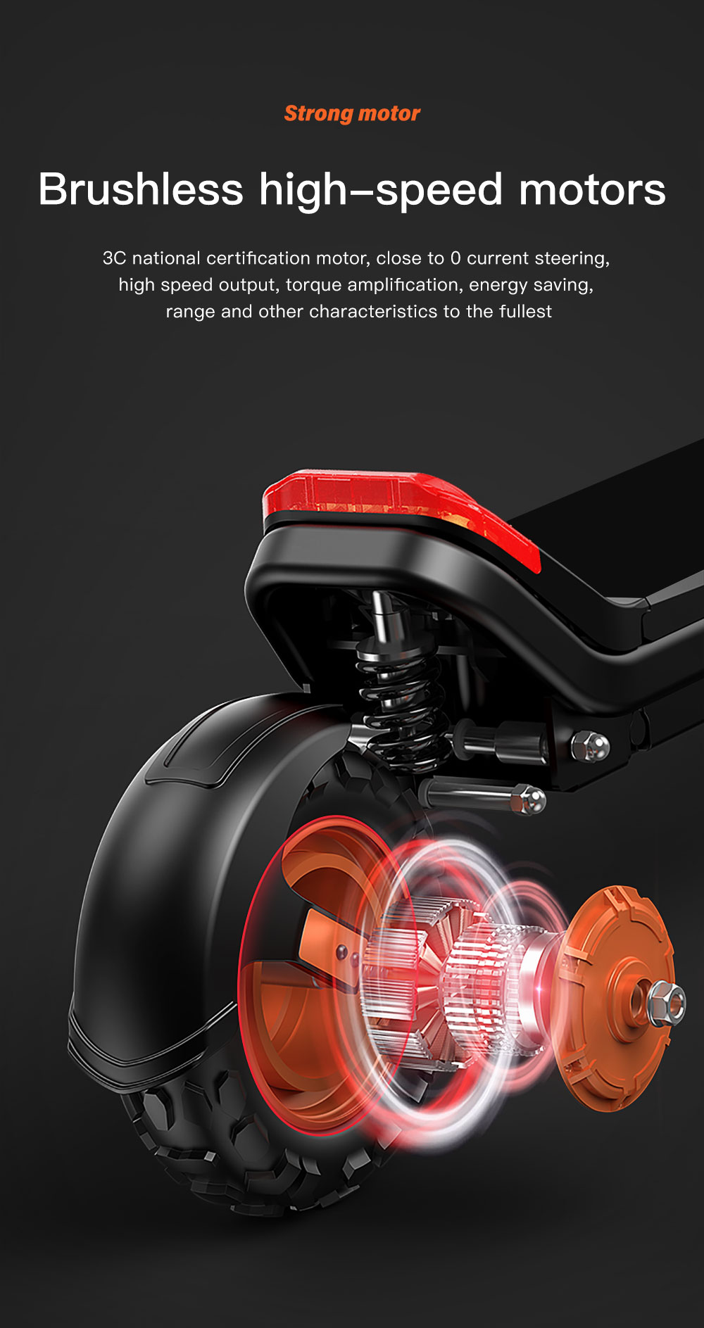 G63 Electric Scooter 11 Inch Pneumatic Off-road Tires 1200W*2 Dual Motors 48V 20Ah Battery 55Km/h Max Speed 50KM Range Tuya APP Control Removable Battery Black 15 G63 Electric Scooter 11 Inch Pneumatic Off-road Tires 1200W*2 Dual Motors 48V 20Ah Battery 55Km/h Max Speed 50KM Range Tuya APP Control Removable Battery Black -rockbros-shop G63 Electric Scooter 1200W 2 Dual Motors 519528 11